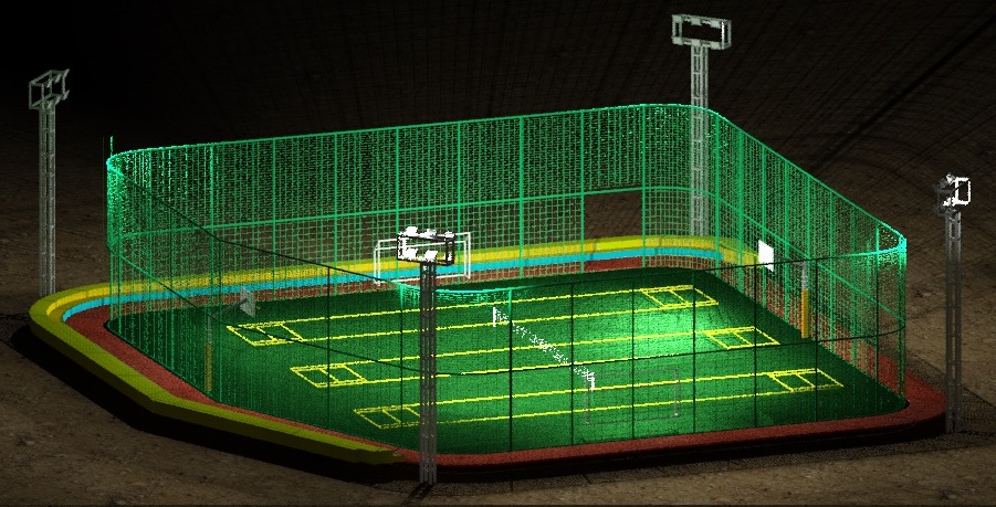 3D Modelling and rendering of cricket pitches