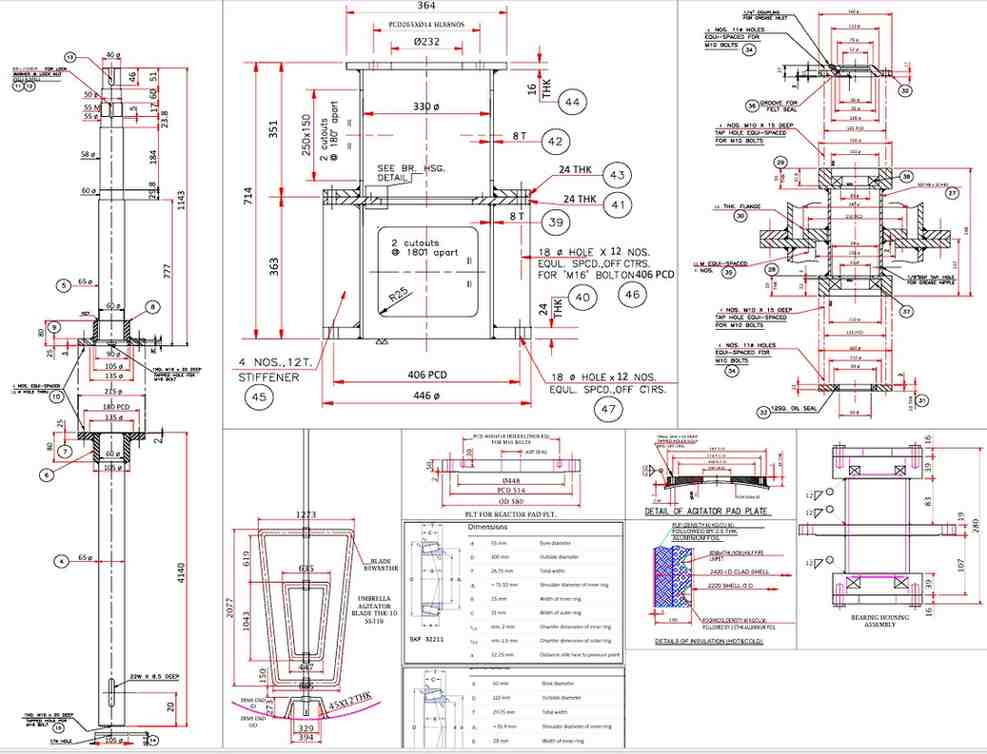 Fabrication Drawings are detailed technical illustrations used to guide the manufacturing and assembly of components, structures, and systems. These drawings include dimensions, materials, welding symbols, tolerances, and surface finishes. They are essential for fabricators, engineers, and contractors to understand exactly how a product or structure should be built.